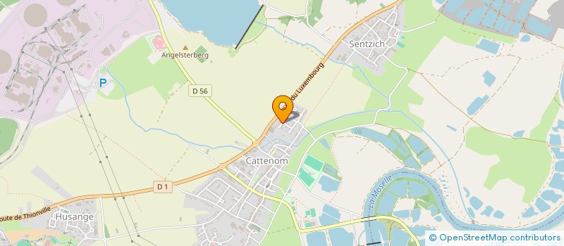 localisation de l'entreprise DDS CARRELAGE  CATTENOM