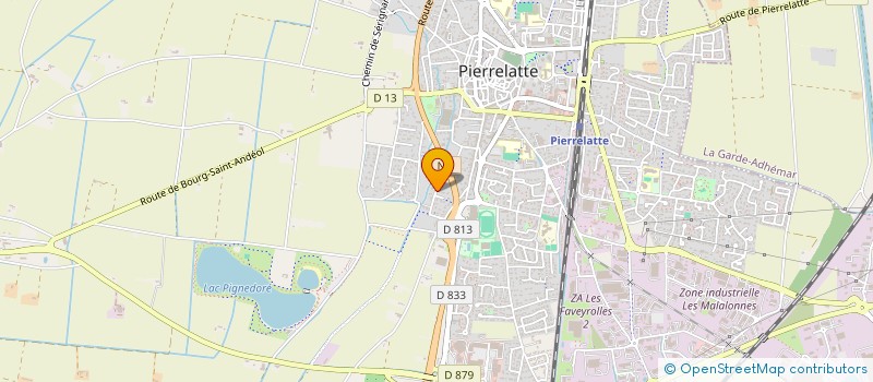 localisation de l'entreprise DDS GRAND' RUE  PIERRELATTE