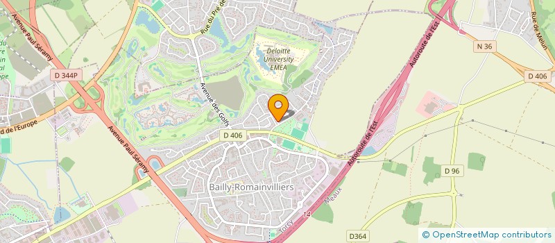 localisation de l'entreprise DDS IMMO  BAILLY-ROMAINVILLIERS