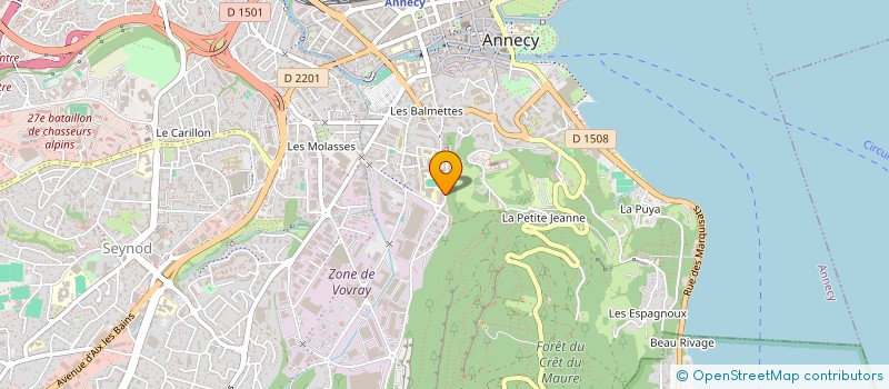 localisation de l'entreprise DDS IMMOBILIER ANNECY  ANNECY