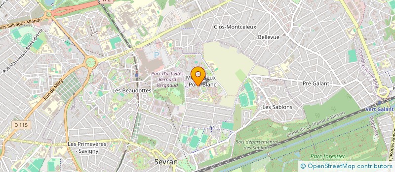 localisation de l'entreprise DDS TRANSPORT à SEVRAN