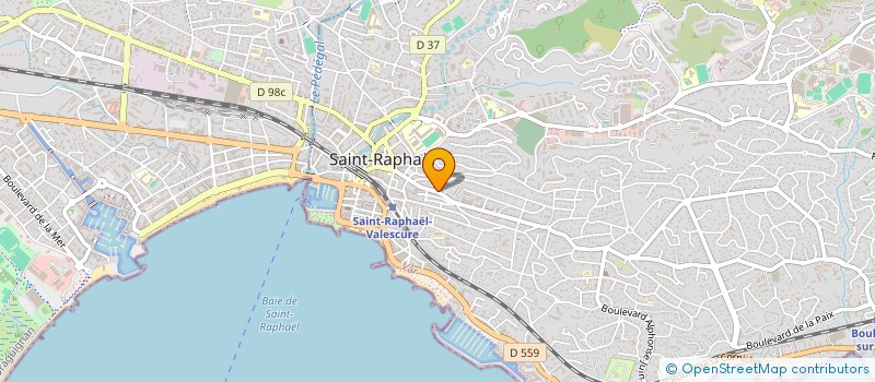 localisation de l'entreprise DDSLWEB  SAINT-RAPHAEL