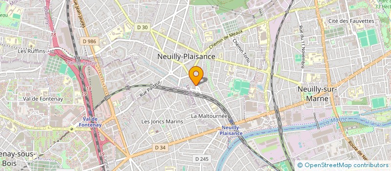 localisation de l'entreprise DDSV à NEUILLY-PLAISANCE