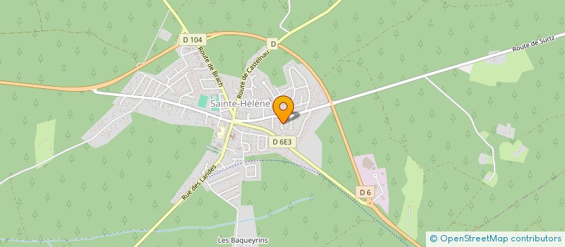 localisation de l'entreprise DDT  SAINTE-HELENE