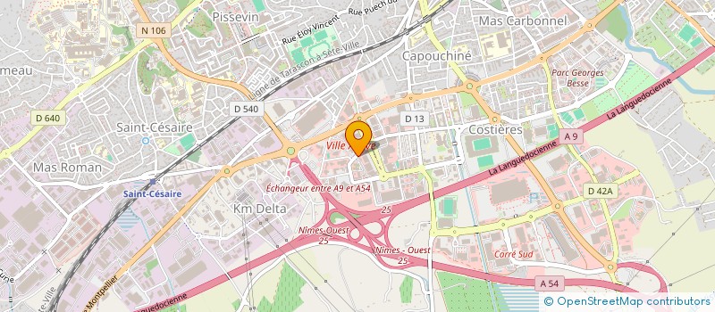 localisation de l'entreprise DDT HOLDING  NIMES