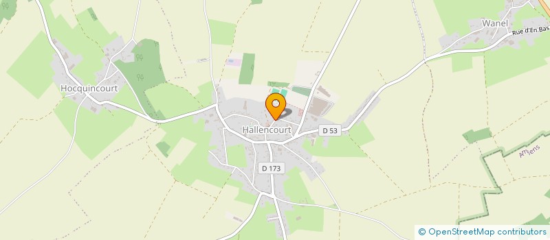 localisation de l'entreprise DDT INFO-CONSEIL  HALLENCOURT