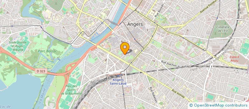 localisation de l'entreprise DDT INVEST à ANGERS