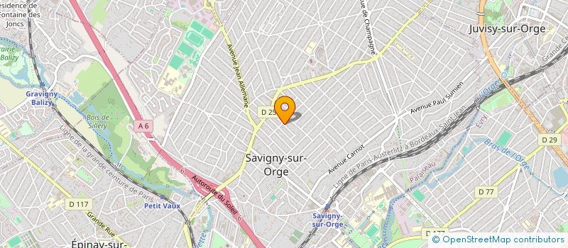 localisation de l'entreprise DDT RENOV à SAVIGNY-SUR-ORGE