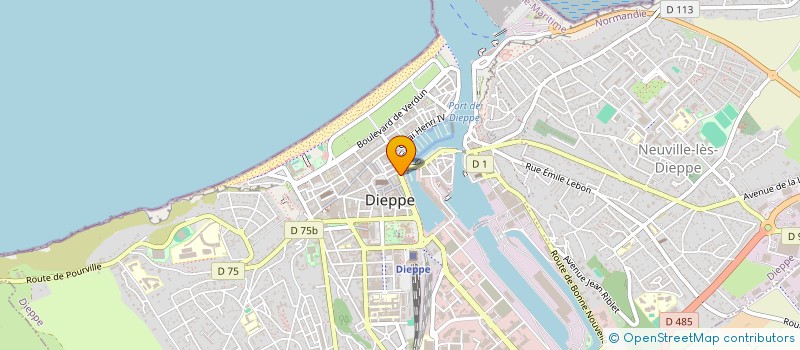 localisation de l'entreprise DDT RESTAURATION à DIEPPE