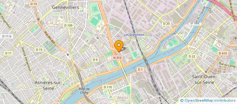 localisation de l'entreprise DDT TRANSPORT à ASNIERES-SUR-SEINE
