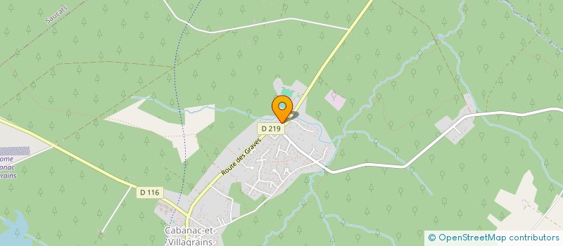 localisation de l'entreprise DDV  CABANAC-ET-VILLAGRAINS