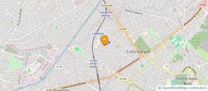 localisation de l'entreprise DDVL à LIVRY-GARGAN