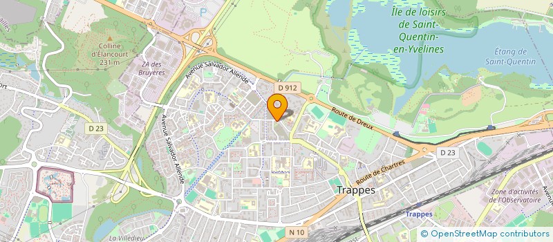 localisation de l'entreprise DE 19 A 20  TRAPPES