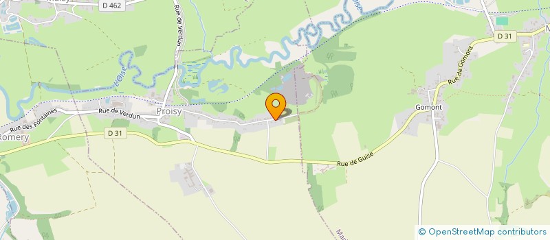 localisation de l'entreprise DE 2M  PROISY