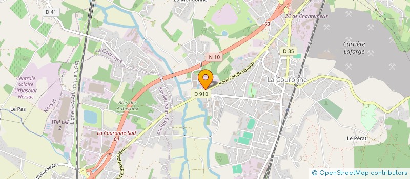 localisation de l'entreprise DE A A Z  LA COURONNE