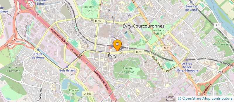 localisation de l'entreprise DE A A Z'AIDES à EVRY-COURCOURONNES