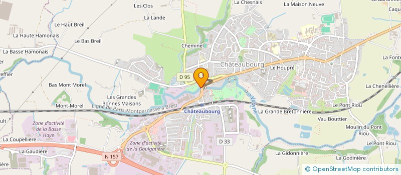 localisation de l'entreprise DE A A Z IMMOBILIER  CHATEAUBOURG