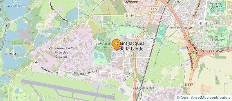 localisation de l'entreprise DE A A Z NETTOYAGE  SAINT-JACQUES-DE-LA-LANDE