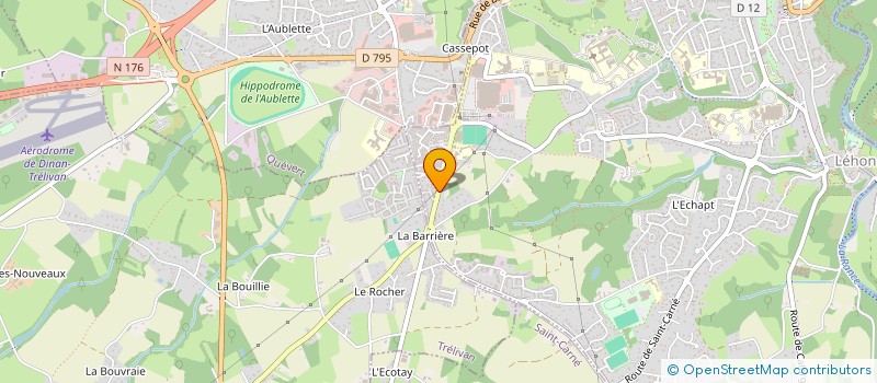 localisation de l'entreprise DE A COUDRE à SAINT-CARNE