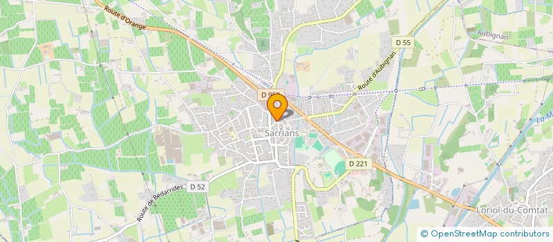 localisation de l'entreprise DE A.JUSQU A T.ABLE  SARRIANS