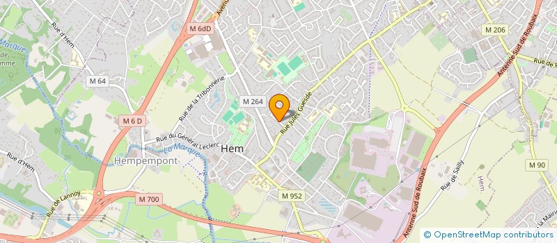 localisation de l'entreprise DE ABREU  HEM