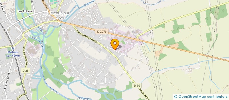 localisation de l'entreprise DE ABREU S.P.I.  MEHUN-SUR-YEVRE