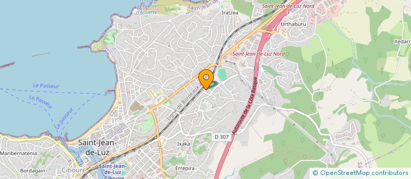 localisation de l'entreprise DE AIZPURUA COTEN  SAINT-JEAN-DE-LUZ