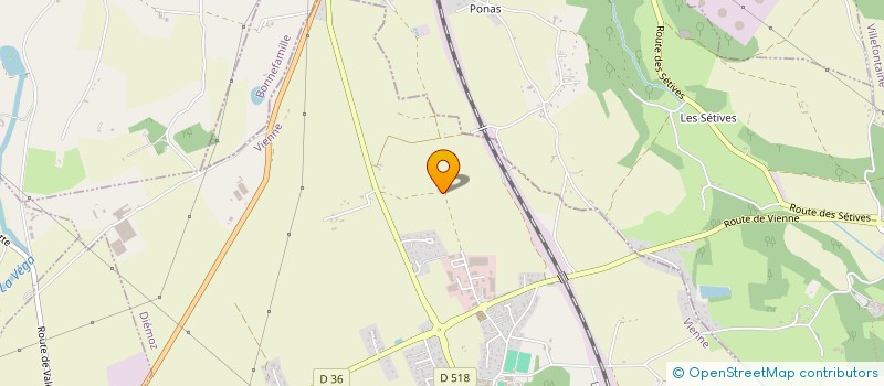 localisation de l'entreprise DE ALMEIDA  DIEMOZ