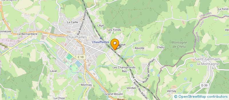 localisation de l'entreprise DE ALMEIDA  CHAUFFAILLES