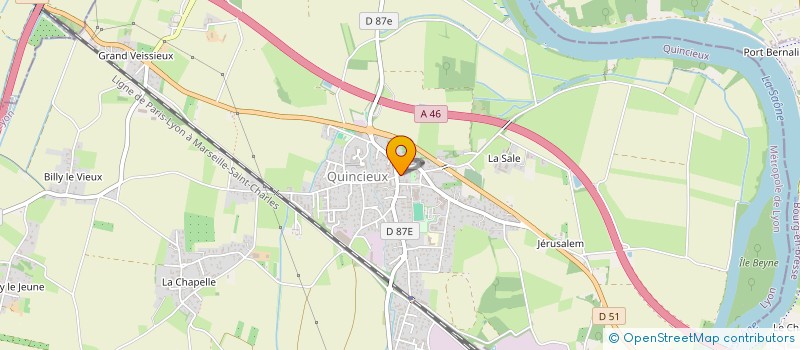 localisation de l'entreprise DE-ALMEIDA IMMO  QUINCIEUX