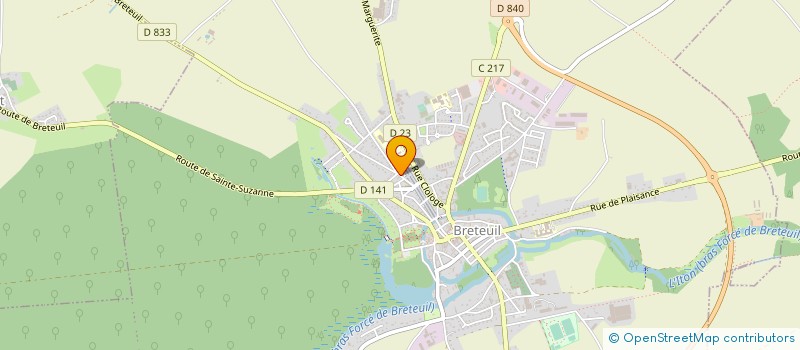 localisation de l'entreprise DE ALMEIDA METAUX  VERNEUIL D'AVRE ET D'ITON