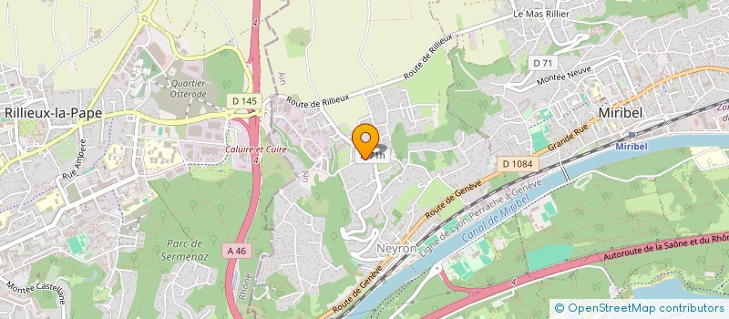 localisation de l'entreprise DE ALMEIDA PLOMBERIE SERVICES  NEYRON