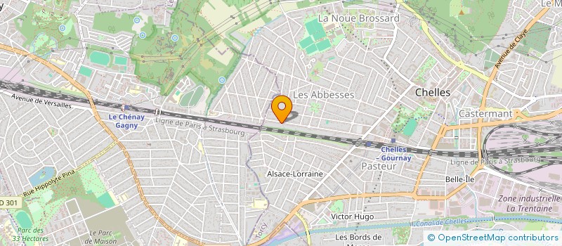 localisation de l'entreprise DE AMORIM ET CIE à CHELLES
