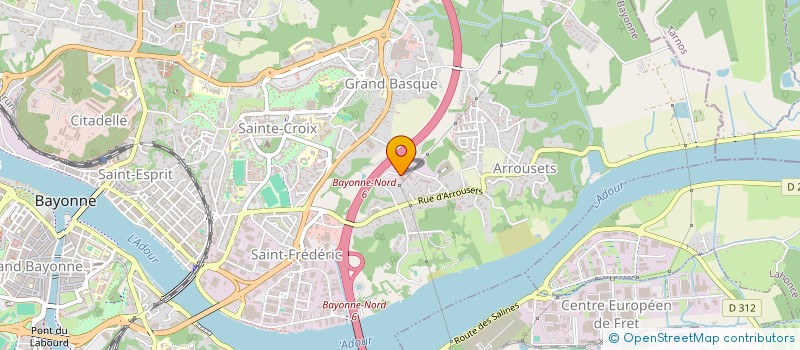 localisation de l'entreprise DE AMORIN FERMETURES à BAYONNE