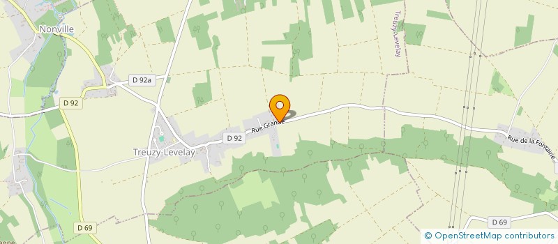 localisation de l'entreprise DE ANGELIS HOLDING  TREUZY-LEVELAY