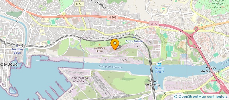 localisation de l'entreprise DE-B-SUD à MARSEILLE