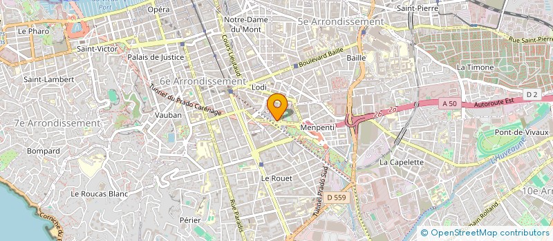 localisation de l'entreprise DE BAECQUE MARSEILLE à MARSEILLE 6EME