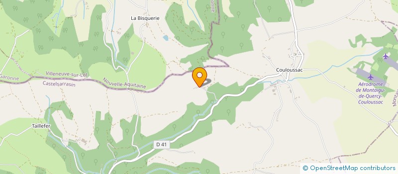 localisation de l'entreprise DE BAERE DESMARETS  MONTAIGU-DE-QUERCY