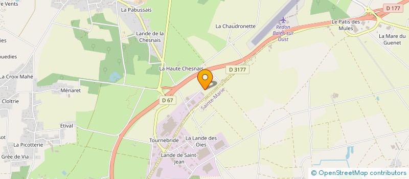 localisation de l'entreprise DE BAINS  BAINS-SUR-OUST