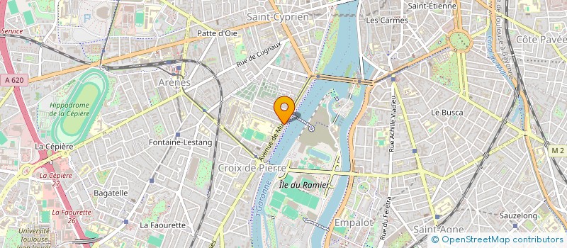localisation de l'entreprise DE BAIVERAS à TOULOUSE