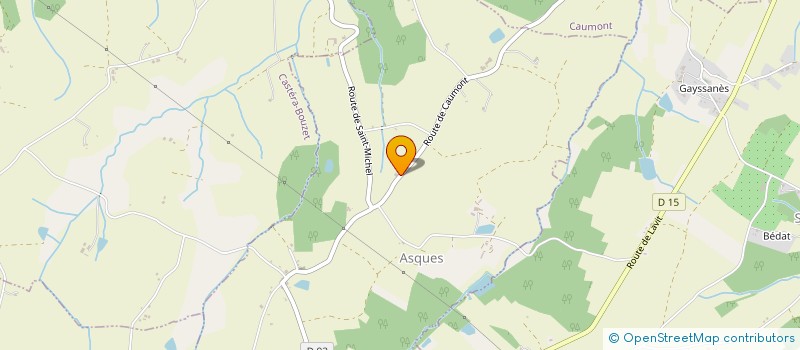 localisation de l'entreprise DE BALERI  ASQUES