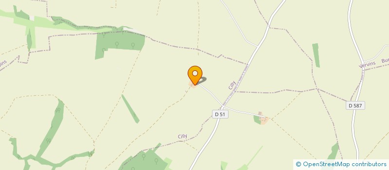 localisation de l'entreprise DE BALTHAZAR  CILLY