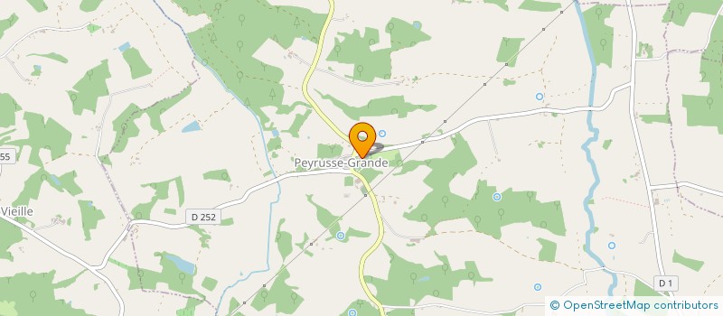 localisation de l'entreprise DE BANON  PEYRUSSE-GRANDE