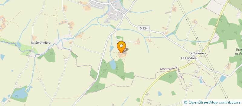 localisation de l'entreprise DE BAROT à MONTREVAULT-SUR-EVRE