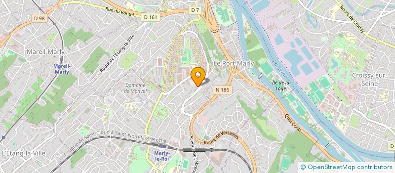 localisation de l'entreprise DE BARROS  MARLY-LE-ROI