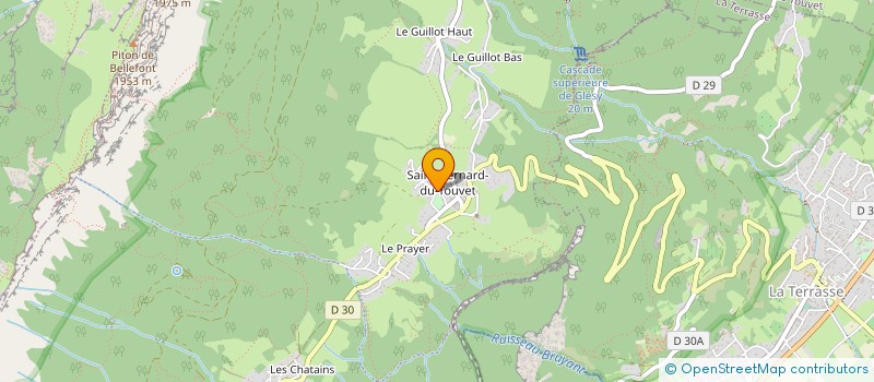 localisation de l'entreprise DE BARROS à LE TOUVET