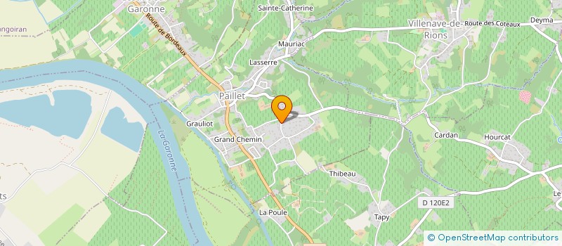 localisation de l'entreprise DE BARROS  PAILLET