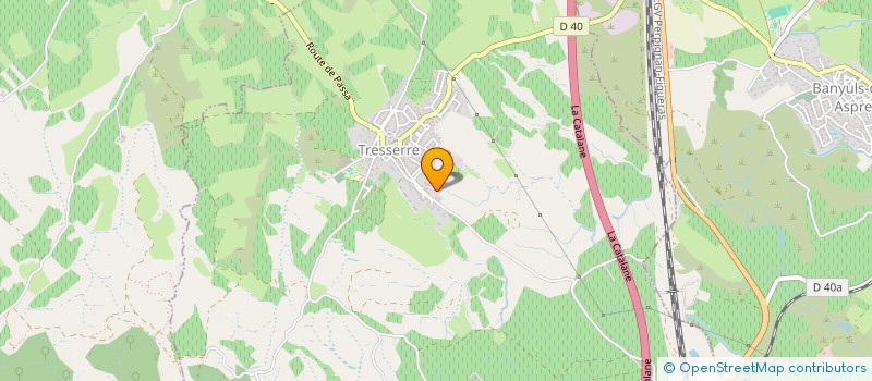 localisation de l'entreprise DE BARROS DAVID  TRESSERRE