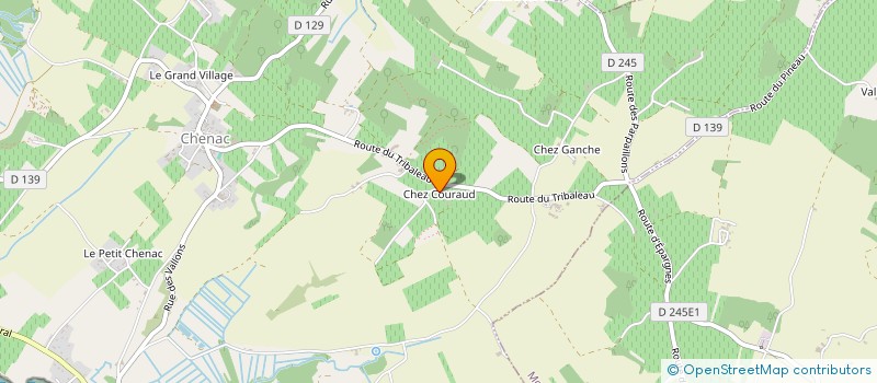 localisation de l'entreprise DE BEAUMONT  CHENAC-SAINT-SEURIN-D UZET