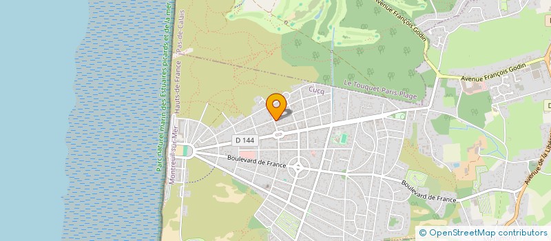 localisation de l'entreprise DE BEAUMONT  CUCQ